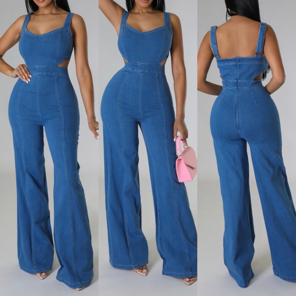 Sold out!! ‼️‼️Fall Jean Jumpsuit